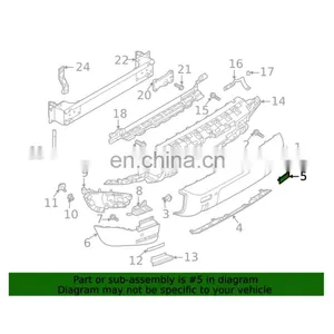 OEM LR129768 LR129767 Car Rear Bumper Bracket for Land Rover New Defender thumbnail-3