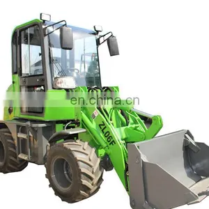 4wd Hydrostatic Transmission Front Loader With 3 Cylinders Engine , Mini Wheel Loader thumbnail-2