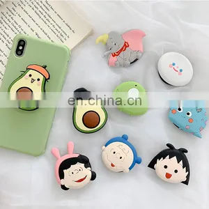 Cute Cartoon Mobile Phone Bracket Lazy Desktop Animal Folding Mobile Phone Bracket For Phone Sockets thumbnail-2