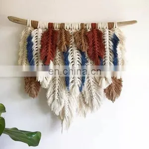 Newest Design Top Quality Natural Braided Macrame Cord Cotton Ropes thumbnail-1