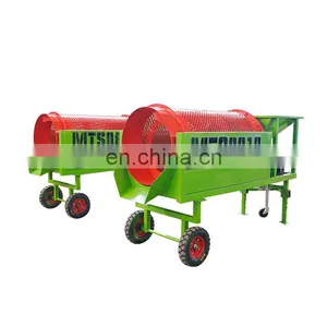 Small Scale 5-10tons Gold Ore Processing Equipment Gold Washing Machine Trommel Screen thumbnail-1