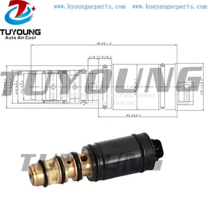 TUYOUNG HY-CR104 5SE09C 5SE12C 6SEU16C Auto ac Control Valve Toyota Yaris 883100D141 40460715 thumbnail-1
