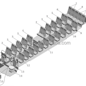 New Design Luxury Bus Seat Vip 67G1304030 Bus Passenger 18 20 22 25 55 Seat for Higer Coach Seat thumbnail-6