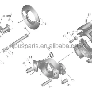 Bus Transmission Repair Parts Higer Bus Spare Parts 3000-00005 3000-00006 Automatic Adjustment Arm thumbnail-4