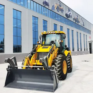 CHEAPER CHINA FOUR WHEEL STEERING HZM799F BACKHOE LOADERS 2.5TON BACKHOE LOADERS WITH FAMOUS TRANSMISSION SYSTEM thumbnail-5