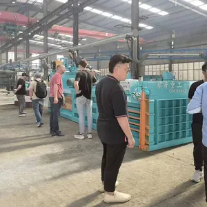 Hot Selling Mini Hydraulic Balers Automatic Grade for Waste Paper Carton Cardboard Scrap Metal-Belt Packaging Type thumbnail-6