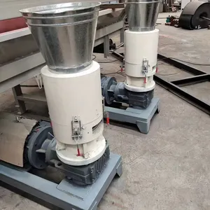 Flat Die Wood Pellet Machine Straw Pellet Machine Vertical Biomass Pellet Machine thumbnail-3