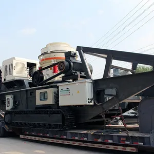Tracked Mobile Crushing Station, Tracked Jaw Crusher, Manufacturer of Granite, Cobblestone and Bluestone Crushing Equipment thumbnail-3