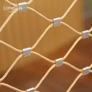 Wholesale Galvanized /Stainless Steel Anti‑Drone Rope Net UAV Security Protection Fence Mesh thumbnail-4