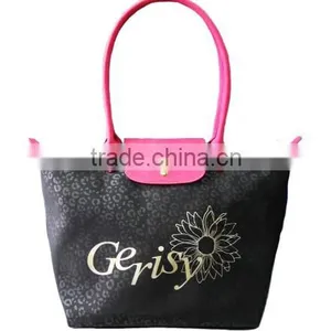 Leopard Pattern Polyester Fashionable Leisure Gerisy Women Tote Bag thumbnail-2