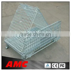 Mesh Wire Storage Cage Mesh Pallet Metal Cage thumbnail-6