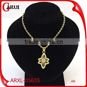 Importing Jewelry From China Stainless Steel Jewelry Flower Necklace Gold Supplier's Choice thumbnail-1