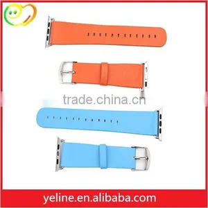 Shen Zhen Factory Supply Colorful Luxury Leather Bands for Apple Watch thumbnail-4