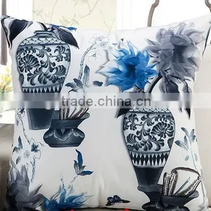 Vase and Flower Design Cushion for Car , Seat ,home Decoration thumbnail-3