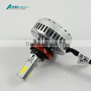 B-deals High Power A340 Single Lamp 40w 3600lm Cob Chip Headlamp h8 h9 H10 Car Led Lighting Headlight thumbnail-5