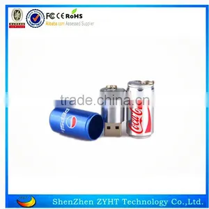 Portable Slim Metal Usb Stick Cola Can 4g/8g Usb Disk thumbnail-4