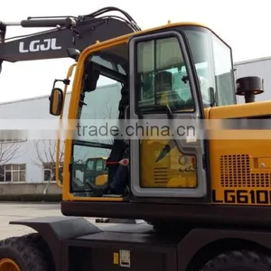 Excavator Pins and Bushing, RC Excavator for Sale,Wheel Excavator,LG6100 Excavator, Walking Wheel Excavator, 10T Wheel Excavator thumbnail-1