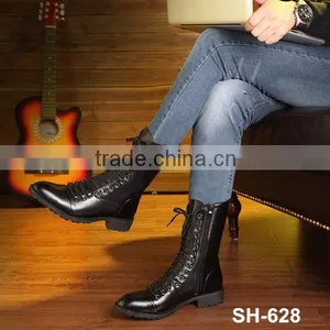 Wholesale Top Sale Leather Shoes Boots for Man SH-628 thumbnail-1