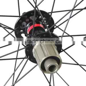 29er 35mm Width Carbon Bike Wheelset , Clincher Bubeless Ready Carbon All Mountain Bike Wheelset AM290-35-TL thumbnail-3
