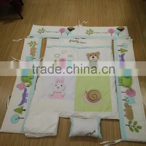 Cartoon Mobiles Baby Crib Bedding Set thumbnail-1