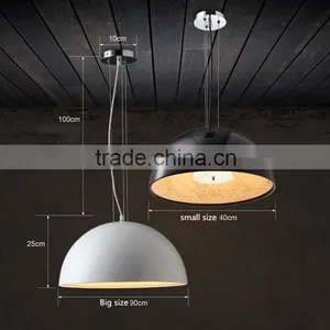 Modern Led Round Pendant Light Iron Pendant Lamps Resin Pattern Hanging Lamps Frosted Glass Pendant Lighting thumbnail-1