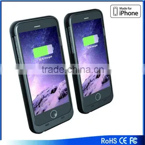 for IPhone 6s Plus Power Case Charger Backup External Protective Battery Charger Case With Flip Cover for Apple IPhone 6 Plus thumbnail-3
