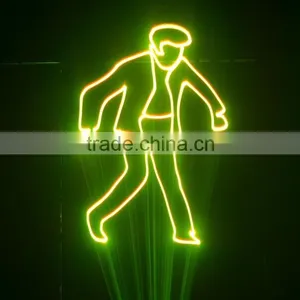 5W RGB Laser 40K ILDA Animation Laser Projector DMX Control Stage Lighting DJ Disco Laser Light thumbnail-6