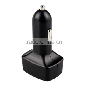 USB Car Charger Digital Thermometer Protable Car Volt Meter thumbnail-5