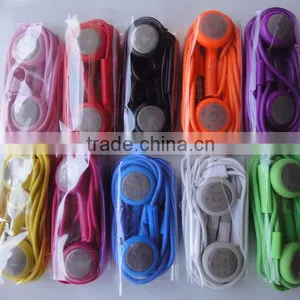 High Quality Stereo Earphones Headphones With Mic for IPhone 3G 4G 4S 5G thumbnail-1