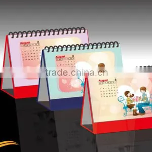 O Wire Binding With Stand Planner Triangle Desk Calendar thumbnail-1
