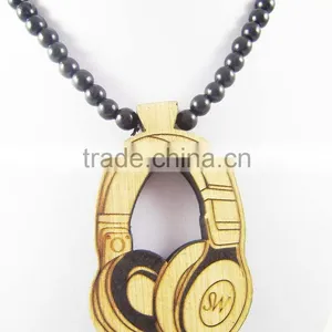2015 Custom Hand Painted Wooden Beads Necklaces thumbnail-2