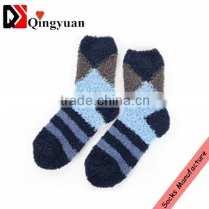 Colorful Stripe Sleeping Socks Soft Bed Socks for Men thumbnail-1