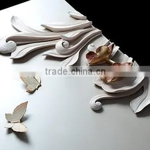 2015 Wall Hanging Fine Figurine Style and Handmade Flower Painting thumbnail-4