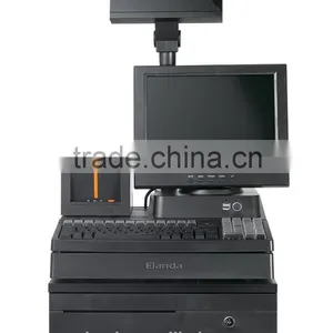 12" Inch All in One Pos System Terminals & Supermarket Pos Machine With 58mm Thermal Printer thumbnail-2