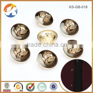 High Grade Fashion Gold Metal Custom Sewing Buttons thumbnail-5