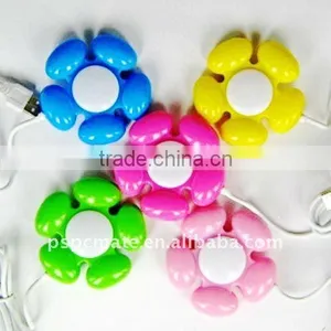 High Quality Flower USB 2.0 Four HUB thumbnail-1