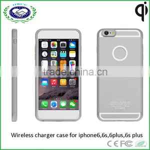 Transparent Ultrathin Silicon Wireless Charger Case Wireless Receiver Case for Iphone6 6s Quality Choice thumbnail-4