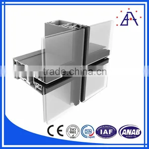 ISO9001 Standard High Quality Aluminum Extrusion Profiles Wall Panels thumbnail-4