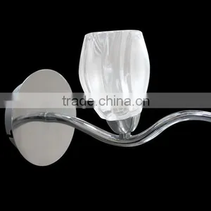 Modern Simply Design and Transparent Glass + Metal Cover Wall Lamps thumbnail-2