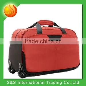 Large-capacity Duffel Bag Nylon Waterproof Trolley Travel Bag on Wheels thumbnail-2