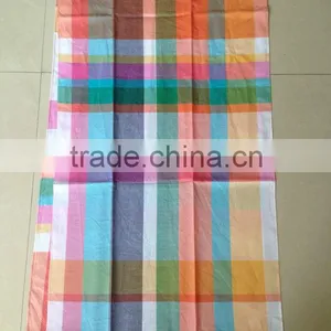 Cotton Check Scarf With Fringe thumbnail-1