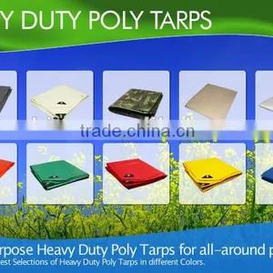 10'X10' MEDIUM DUTY TARP GREEN/BROWN/Blue/White/Orange Poly Tarps,12mil Tarps thumbnail-1