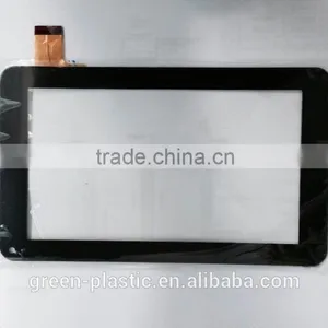 Custom Smaller Demension 5",7",8.4,9" Capacitive Touch Panel With Printing White Logo and Some LED Apertures thumbnail-1