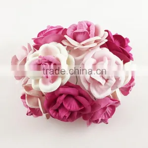 All Pink, Large Handmade Mulberry Paper Flower, Wedding Party, Scrap-booking Crafts thumbnail-1