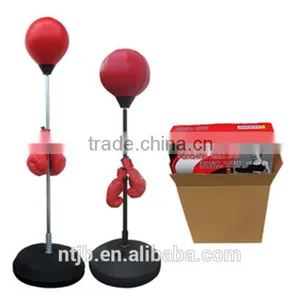 2015 Boxing Stand Sandbag Height Adjustable Wholesales Kids Punching Ball for Sale thumbnail-1