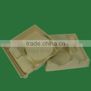 China First Manufacturer and Exporter of Wet Pressing Corrugated Moulded Sugarcane Pulp Router Tray Packaging thumbnail-1