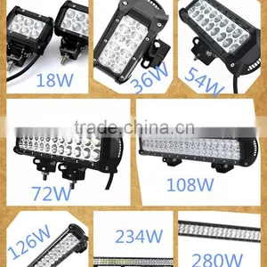 Wholesale Double Row 18w 36w 72w 108w 126w 180w 234w 288w 4" 6" 12" 18" 20" 28" 36" 50" Led Light Bar for Atv Utv off Road thumbnail-1