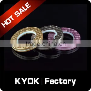 KYOK 22mm Black Nickel Finish Metal Curtain Rings,Curtain Rail Accessories To Fit 28mm Diameter Poles thumbnail-3