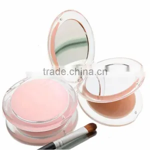 Round Compact Mirror Crystal Clear thumbnail-1