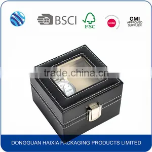 Pu Watch Box Display Box With Clear Window thumbnail-4